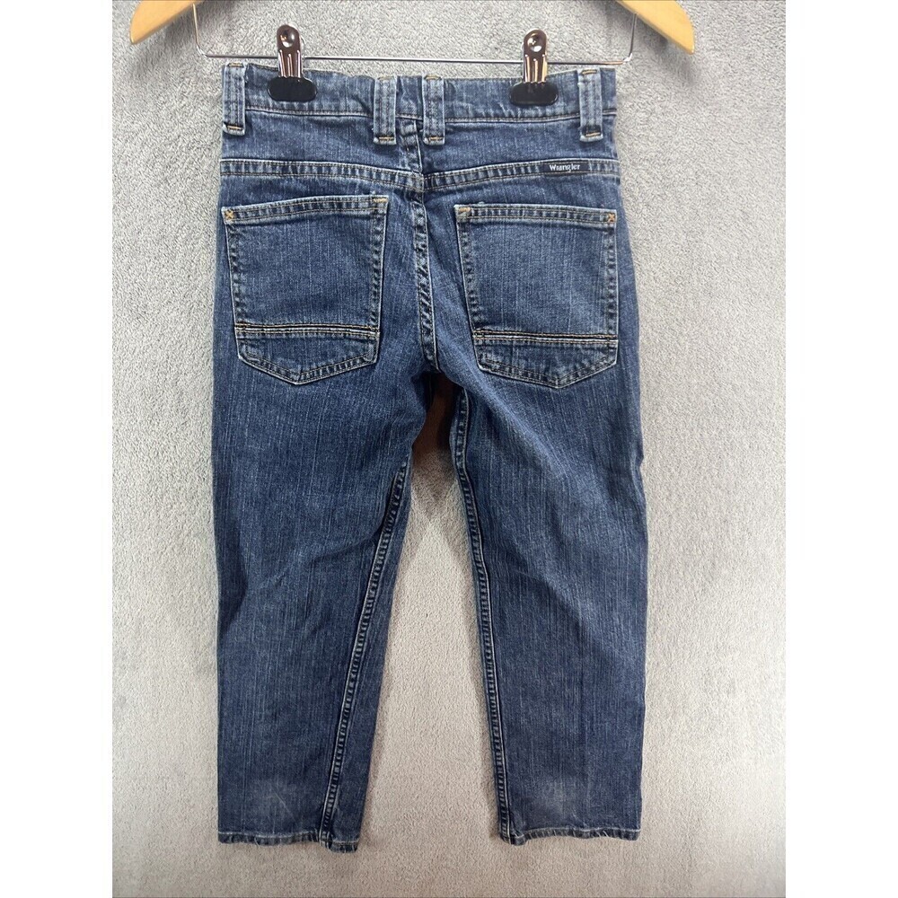 EUC Boys Wrangler Jeans Size 12 Regular Adjustable Waist - Picture 3 of 6
